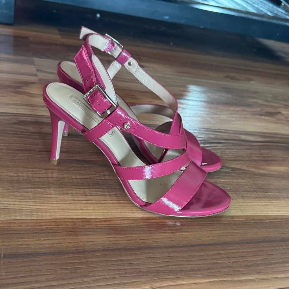 ANTONIO MELANI Fuchsia Strappy Heels